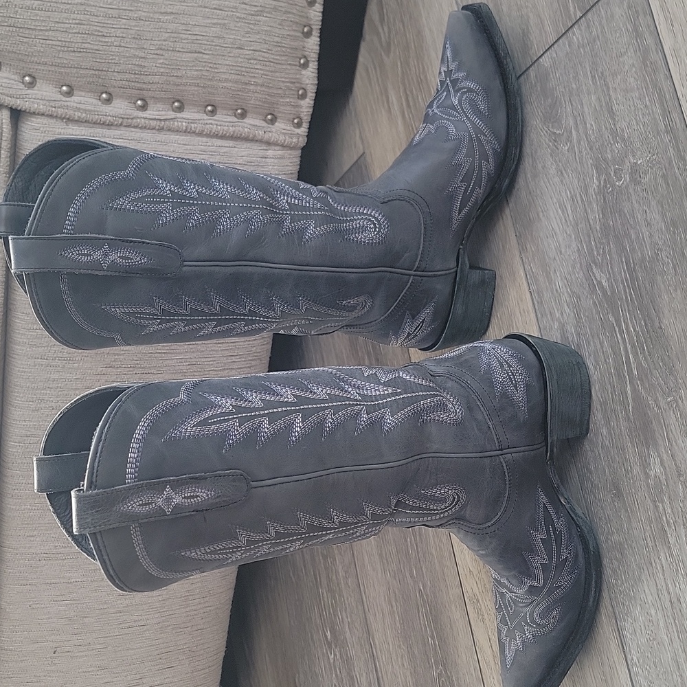 Lane Lexington Women's Leather Boots, SIZE 6 - Picture 3 of 16
